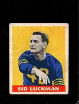 1948 Leaf #1 Sid Luckman Poor (Rc) Bears Yb Hof Centered *X71799 - £151.44 GBP