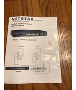 Netgear Connect With Innovation…JFS516 Instruction Manual Only Ships N 24h - $17.57 CAD