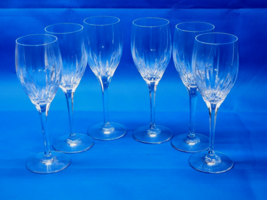 Gorgeous Mikasa Arctic Lights 9” Wine Water Beverage Glasses - Mint Set Of 6 - £168.87 GBP