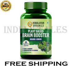 Himalayan Organics Plant Based Brain Booster Supplement 60 Caps Free Shipping - £23.71 GBP