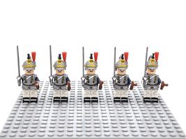 5pcs French Cuirassiers Cavalry Napoleonic Wars Minifigures - £10.37 GBP