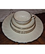 LENOX WEATHERLY 5 Piece Place Setting Dinner B &amp; B Plate Tea Cup Saucer ... - $49.99