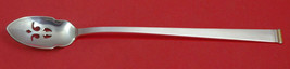 Gold Tip By Gorham Sterling Silver Olive Spoon Pierced Long 7 3/8&quot; Custom - £69.30 GBP