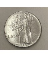 1979 Italiana 100 Lira Coin - $72.19 MXN