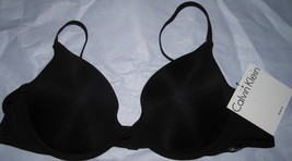 Calvin Klein: Black Push-up Bra (F3168DS) 32B 32 B - £21.58 GBP