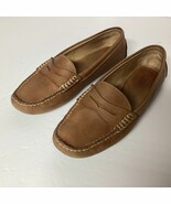 Lauren Ralph Lauren Camila Brown Leather Driving Loafer Mocassins Size 7B - $440.82 MXN