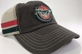 Ford Mustang Cap-Gray w/white Mesh &amp; Distressed Pony Logo/Emblem - £15.98 GBP