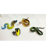 Russian Hand-Blown Art Glass Figurine Snake Retiles Serpentes You Choose - £16.91 GBP
