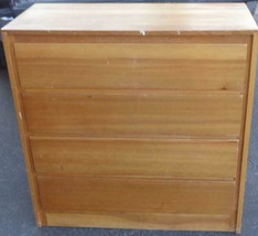 Vintage Solid Wood Four Drawer Dresser - GENTLY USED - GREAT CONDITION -... - £190.90 GBP