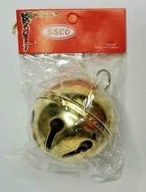 1970&#39;s SSCO 2 1/4” Brass Sleigh Bell Made in Taiwan New In Package U13 - £7.46 GBP