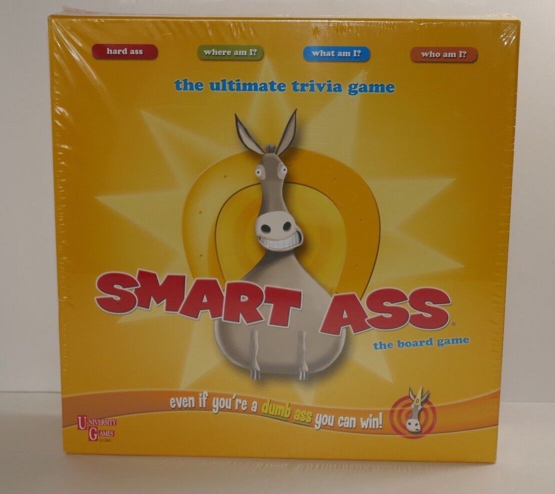 Smart Ass the Board Game Family Trivia Party Game SEALED - $11.99