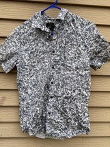 Youth&#39;s 2/MEN Short-sleeve100% Cotton XS Extra Small multiple grey pattern Shirt - £23.34 GBP