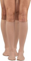 Dr. Comfort Unisex Microfiber Opaque +Plus Below Knee 20-30mmHg (Beige) ... - $21.34