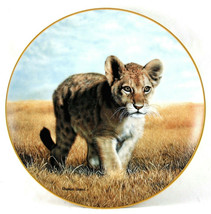 Young Explorer Plate 1989 Charles Fracé Wildlife Hamilton Collection COA - $29.95