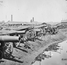 Richmond Virginia Captured Confederate Siege Guns 1865 - 8x10 US Civil War Photo - $8.81