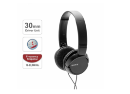 NEW Sony MDRZX110/BLK ZX Series Black Stereo Headphones 30 mm driver unit foldin - £19.63 GBP
