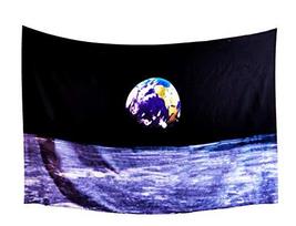Earth View from Space 3D Printing Galaxy Stars Tapestry Space Landscape Tapestry - £23.97 GBP
