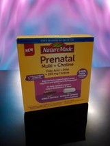 Nature Made Prenatal Multi Choline Folic Acid DHA 60 Softgels 60 Caps Ex... - $23.50