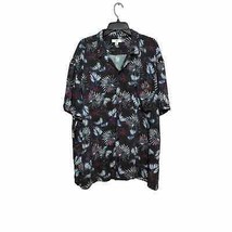 BP. Mens Button-Up Shirt Multicolor Abstract Short Sleeve Big &amp; Tall 2XL New - £18.45 GBP