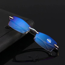 Gafas Lectura Hombre HD Sin Marco Presbicia Antiluz Azul Ultraligeras Di... - £21.98 GBP