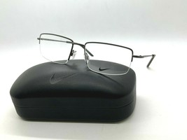 New Nike 8182 063 Dark Gunmetal Optical Eyeglasses Frame 55-18-145MM /CASE - £46.61 GBP