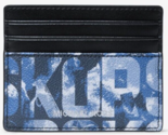 Michael Kors Cooper Graphic Logo Blue Tall Card Case 36F2LCOD1V Wallet N... - $33.65