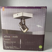 allen + roth  Cadigan 4.88&quot; 1-Light Satin Nickel dimmable  Flushmount Sp... - £24.19 GBP