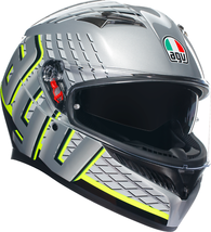 AGV K3 Helmet - Fortify - Gray/Black/Yellow Fluo - 2XL 21183810040112X - $319.95