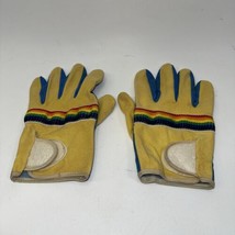 Vintage Lbgtq Gay Pride Rainbow Dive Multi Purpose Gloves Leather Palm - £9.74 GBP