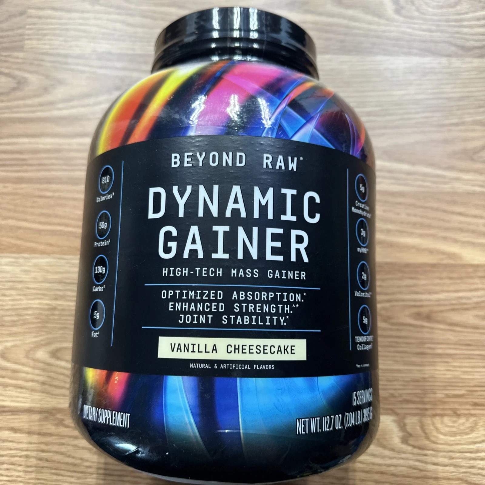 GNC  Beyond Raw DYNAMIC GAINER  High-Tech Mass Gainer (Vanilla Cheesecak... - $65.00