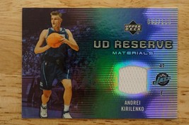 2006-07 UD Reserve Materials #AK Andrei Kirilenko Jersey Relic 96/100 Utah Jazz - £7.78 GBP