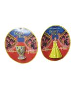 Disney Beauty and the Beast Hand Pizza Hut Puppet Toys w/ Card Backs VTG... - $456.67 MXN