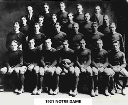 1921 NOTRE DAME TEAM 8X10 PHOTO FIGHTING IRISH PICTURE NCAA FOOTBALL - $4.94