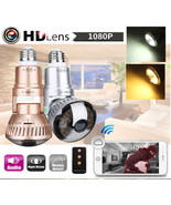HD 1080P 360° Panoramic Hidden Camera Light Bulb Lamp Surveillance SD Ca... - $14.92 CAD+
