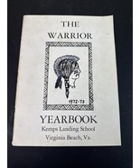 1972-73 Kemps Landing VA Yearbook “The Warrior” Virginia Beach Vintage - €42,95 EUR