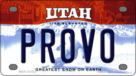 Provo Utah Novelty Mini Metal License Plate Tag - £11.71 GBP