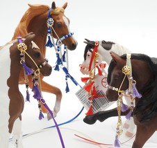 Handmade Beaded Arabian Halter for Schleich model Horses Pferde Chevaux ... - £9.39 GBP