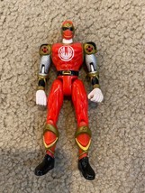 Bandai 2002 Power Rangers Ninja Storm Red Ranger 6&quot; Action Figure - $7.70