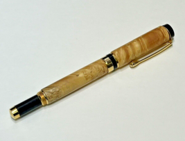 Iridium Point Germany Burl Wood Body Fountain Pen Writing Instrument - £21.87 GBP