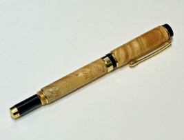 Iridium Point Germany Burl Wood Body Fountain Pen Writing Instrument - £20.73 GBP