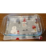 Gnome Christmas Grey Winter XL Trivet Hotpad - £11.79 GBP