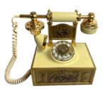 Vintage  DECO-TEL French Victorian Hollywood Regency Style Rotary Phone - $55.00