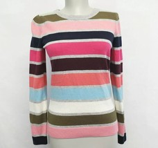 Talbots  Multi stripe Back tie Pullover Sweater womens petite size P 0-2 - £19.60 GBP