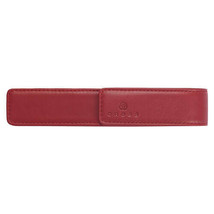Cross Cross Leather Magnetic Single Pen Pouch - Red - £62.91 GBP