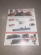 1958-1960 Lionel Scale HO Foldout Brochure/ Catalog - $7.70