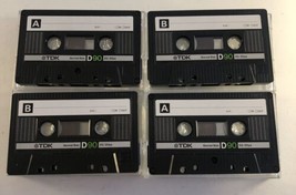 TDK D90 Normal Bias Cassette Tapes Lot of 4 - $12.27