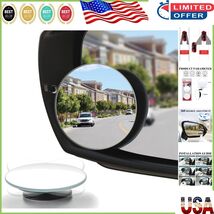 Pack of 2 HD Round Blind Spot Mirrors - Adjustable Convex Rear View Esse... - $15.88 CAD