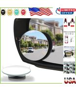 Pack of 2 HD Round Blind Spot Mirrors - Adjustable Convex Rear View Esse... - $15.93 CAD