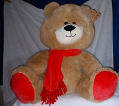 Animal Adventure Teddy Bear with a Scarf 15&quot; Plush NWT - £6.94 GBP