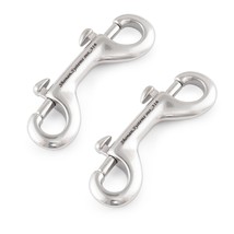SHONAN Double Ended Bolt Snap Hooks, 2 Pack Stainless Steel Double Ended... - £23.08 GBP